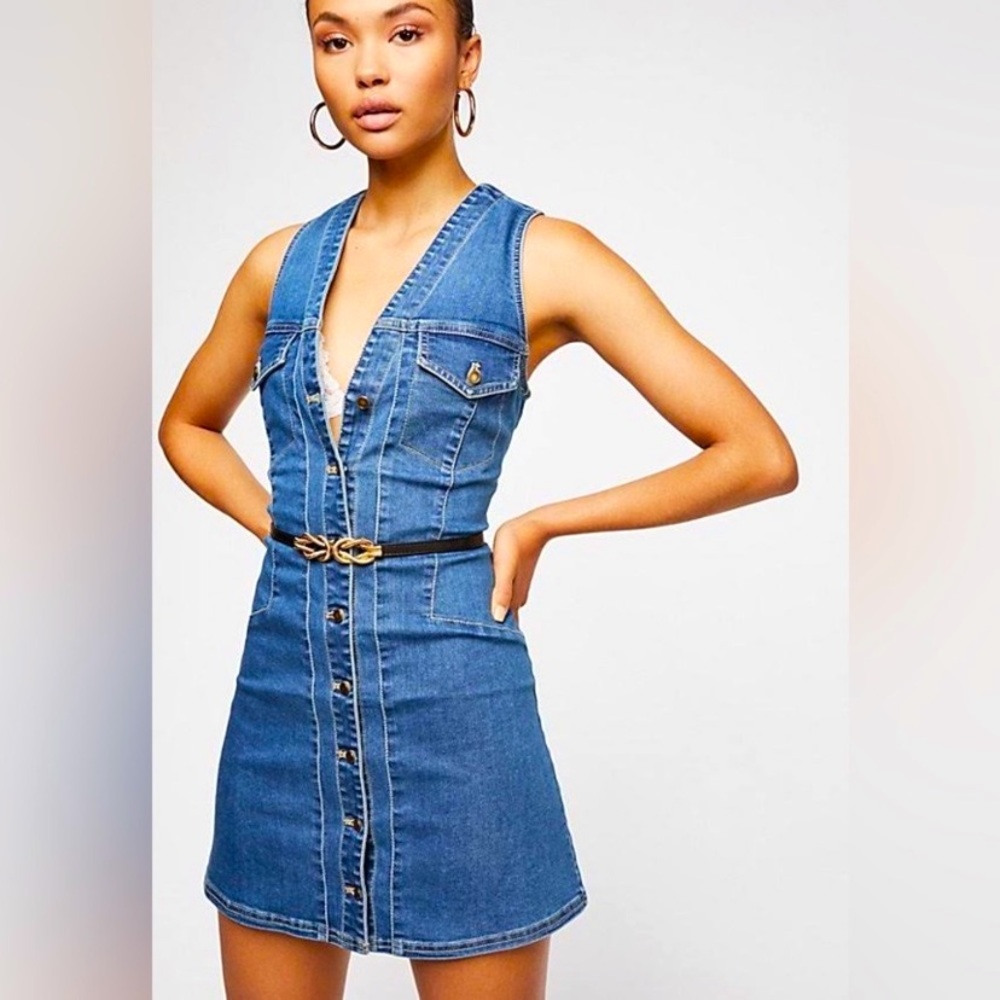Free People Denim Dress